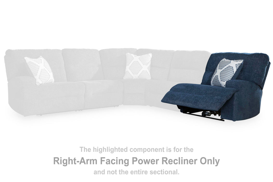 Acklen Place Power Reclining Sectional with Storage Console