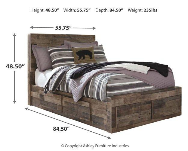 Derekson Youth Bed with 6 Storage Drawers